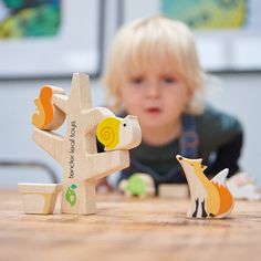 Tender Leaf Stacking Garden Friends Wooden Toy alternative