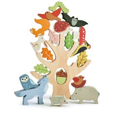 Tender Leaf Stacking Forest Wooden Toy