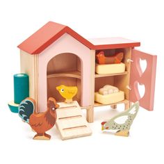 Tender Leaf Chicken Coop Play Set