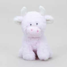 Jomanda Highland Cow Mini Plush Toy in Pink 11cm alternative