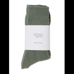 Luxury Alpaca Wool Socks in Nordic Pine Green