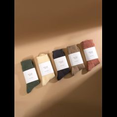 Luxury Alpaca Wool Socks in Muted Rose Pink alternative