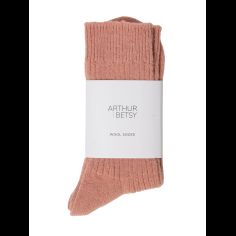 Luxury Alpaca Wool Socks in Muted Rose Pink