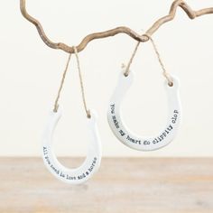 "You Make My Heart" Hanging Horse Shoe Decoration alternative