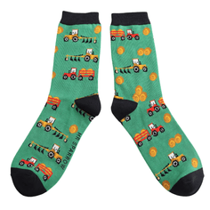 Mr Sparrow Men's Harvest Socks - Green alternative