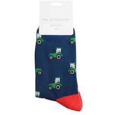 Mr Sparrow Men's Tractor Socks - Navy alternative