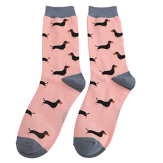 Miss Sparrow Women's Little Sausage Dog Matchbox Socks alternative