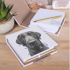 Black Labrador Memo Notepad alternative