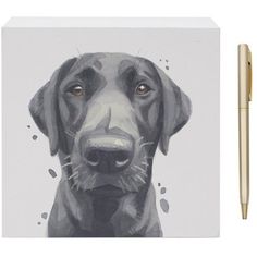 Black Labrador Memo Notepad