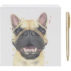 French Bulldog Memo Block