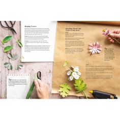 The Bouquet in a Book Flower Papercraft Kit alternative