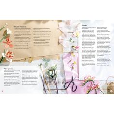 The Bouquet in a Book - Spring Flowers Papercraft Kit alternative