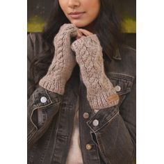 Pachamama Enniskerry Mushroom Merino Handwarmers