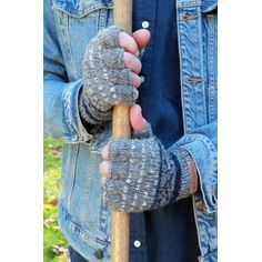 Pachamama Mens Tromso Navy Fingerless Gloves alternative