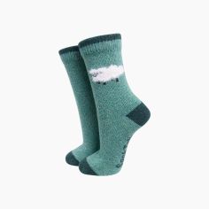 Fluffy Sheep Green Wool Socks alternative