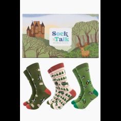 Men’s Bamboo Farm Animal &amp; Vehicle Socks Gift Set