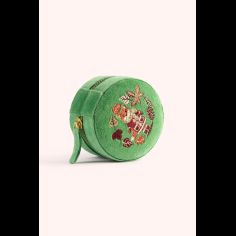 Powder Fox Round Velvet Jewellery Box
