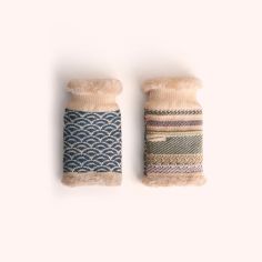 Powder Agatha Denim Mix Wrist Warmers