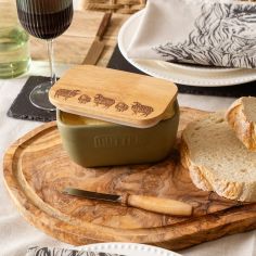 Selbrae House Sheep Sage Green Butter Dish alternative
