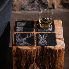 Selbrae House Country Animals Slate Coasters - Set of 4 alternative
