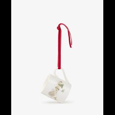 Sophie Allport Snowy Village Mini Mug Bauble
