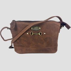 Grays Bonnie Shoulder Bag in Hunter Leather with Snaffle Bit