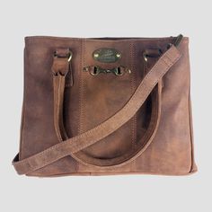 Grays Winnie Midi Handbag in Hunter Leather with Snaffle Bit alternative