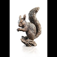 Richard Cooper Red Squirrel Bronze Sculpture