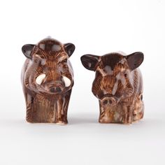 Quail Ceramics Wild Boar Salt &amp; Pepper Shaker Pots alternative