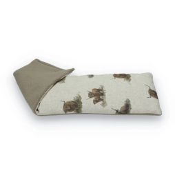 The Wheat Bag Company Lavender Microwavable Wheatbag Body Wrap - Highland Cow