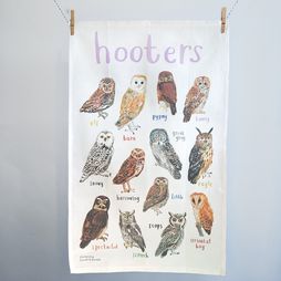 Sarah Edmonds Hooters Tea Towel