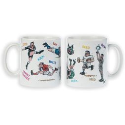 Rugby Mug by Bryn Parry