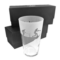 Animo Cricket Scene Beer Glass