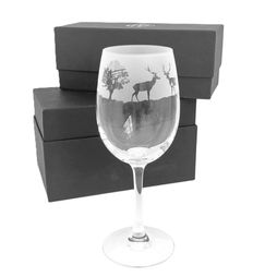 Animo Woodland Scene Wine Glass