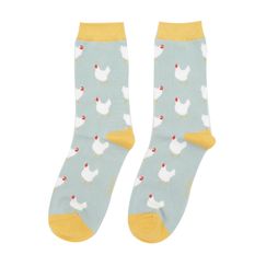 Ladies Hens Socks Light Blue