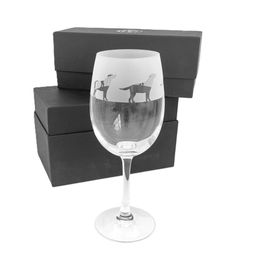 Animo Labrador Wine Glass