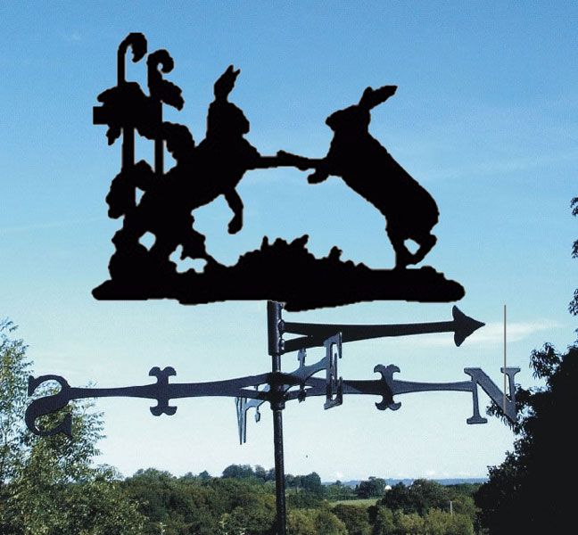 Buy Boxing Hares Metal Weathervane only £74.99