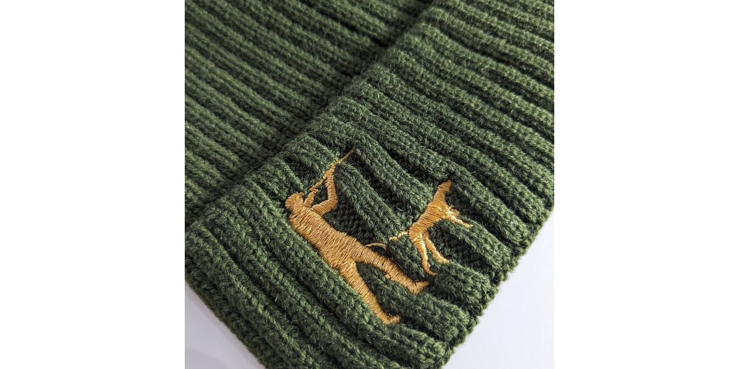 Buy Shooter with Labrador Wool Mix Beanie Hat only £18.99