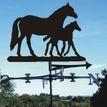 Mare and Foal Metal Weathervane additional 1