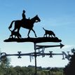 "Charlie" Horse and Hound Metal Weathervane additional 1