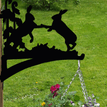 Boxing Hare Hanging Basket Bracket additional 1