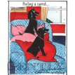 Tottering by Gently - Peeling A Carrot Funny Dog Print additional 4