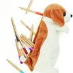 Plush Puppy Pencil Case with Dog Bone Zipper additional 3