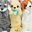 Plush Puppy Pencil Case with Dog Bone Zipper additional 1