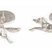 Sterling Silver Fox Chain Link Cufflinks additional 1
