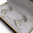 Sterling Silver Cartridge and Pheasant Cufflinks additional 3