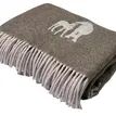 The Isle Mill Horse Merino Wool Throw in Chestnut additional 1
