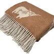 The Isle Mill Highland Cow Merino Wool Throw in Rust additional 1