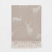 Remony Stag on Fawn Merino Wool Throw additional 2