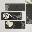 The Just Slate Company 4 Mini Slate Cheese Boards and Knife Set - Country Animals additional 1